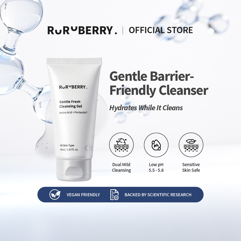 Ruruberry Gentle Fresh Cleansing Gel (50ml/150ml)