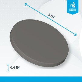 Gray Technogel Gel Cushions (Set of 2) – Ergonomic Elbow Pads for Desk and Remote Work – Relieves Shoulder, Arm & Wrist Pain – Portable, OEKOTEX 100 Certified, Made in Germany