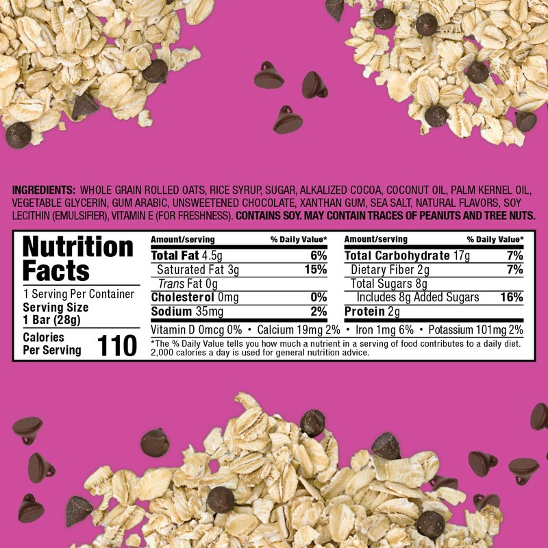 Bobo's Dipp’d Bars (30 ct Case) (Chocolate with Dark Chocolate)