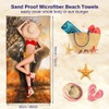 Violetpos Quick Drying and Lightweight Beach Towels Beach Towel Large