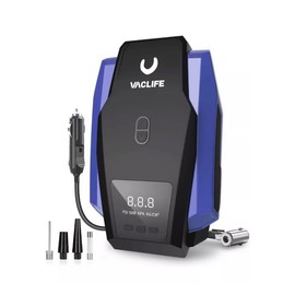 Heavy Duty Portable Air Compressor Car Tire Inflator Electric Pump Auto 12V Blue