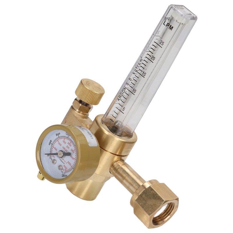 Argon Pressure Regulator Flow Meter Welding Gas CO2 Regulator Gauge