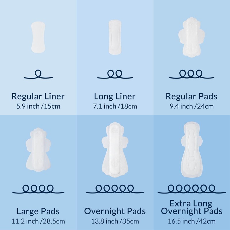 100% Organic Panty Liners for Women, Ultra Thin Cotton Cover,