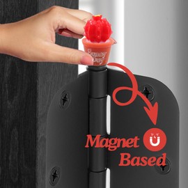 Mini Succulent Hinge Head Home Decoration - Magnetic Door Hinge Heads Decorative Topper Set of 6