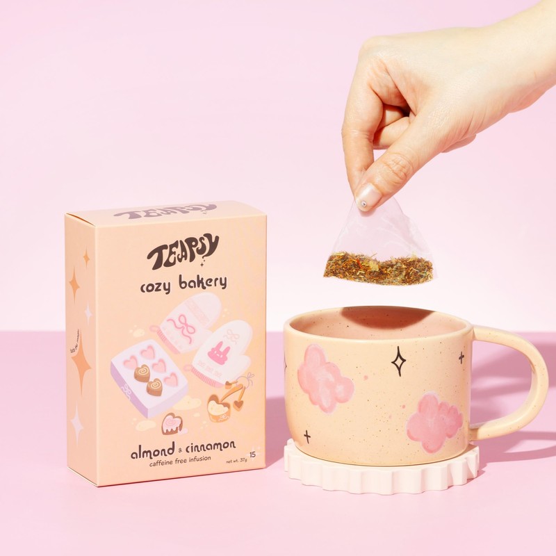 Teapsy "Cozy Bakery" Tea | Rooibos, Almond, Cinnamon Tea |