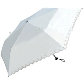 Ultra Lightweight Parasol, For Both Rain or Shine, 4.2 oz (120 g), UV Protection, 100% Full Light Blocking, Heat Blocking, Folding Umbrella, Compact, Folding Parasol, UV Protection, Windproof, Water
