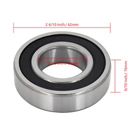 037-6029-00 Spindle Bearing Kit 037-6023-00 for Bad Boy 037-6015-00 Pup, Lightning, Outlaw, ZT & CZT 2004-up Mower Deck Spindle 30mm Shaft Replace for C29735 350759 (6 Set)