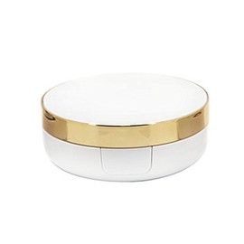 15ml 0.5oz Empty Portable Luxurious Air Cushion Puff Box Dressing Case Powder Box BB Cream Container Holder with Air Cushion Sponge Powder Puff and Mirror (Golden)