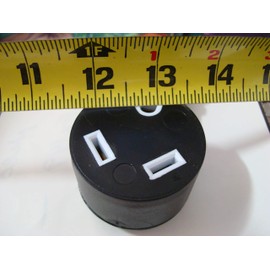 L5-30P 3-Pin Male Twist Lock Plug to TT-30R 3-Prong Female RV Travel Trailer Camper Motor Home Receptacle Outlet Box NEMA Electric Power Cord Adapter/Converter 110/125V Input 110/125V Output