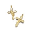 Eseres Gold Cross Necklace Crucifix Pendant Necklaces Oil Dripping Cross