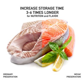 Wevac Vacuum Sealer Bags 8x16' Rolls 6 pack for Food Saver, Seal a Meal, Weston. Commercial Grade, BPA Free, Heavy Duty, Great for vac storage, Meal Prep or Sous Vide