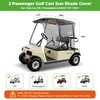 10L0L Golf Cart Sun Shade Cover for Club Car DS
