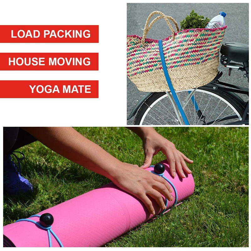 MASTER LOCK Pack of 4 Ball Bungees, Green, 20cm -