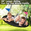 HeyZoo 48 inch Tree Swing, Larger Saucer Flying Swing for