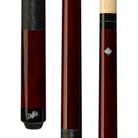 Dufferin D-231 Deep Oxblood Pool Cue solid Maple Shaft w/ Black Irish Linen Wrap - 20 oz