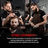 The Shave Factory Heat Resistant Black Combs - Essential for