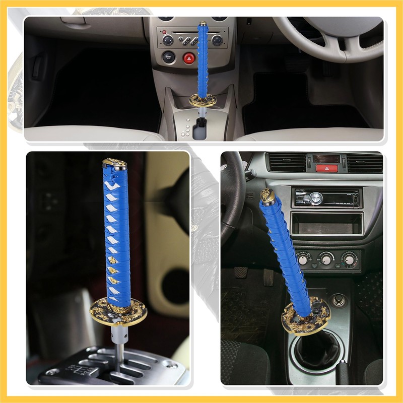 REPAIROCK 20cm Samurai Sword Style Gear Shifter Lever Katana Shift