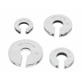4 Piece Offset Set 13.85mm 1/4" thick- Fits Standard Gammill 1/2" Foot Quilting - clear, New