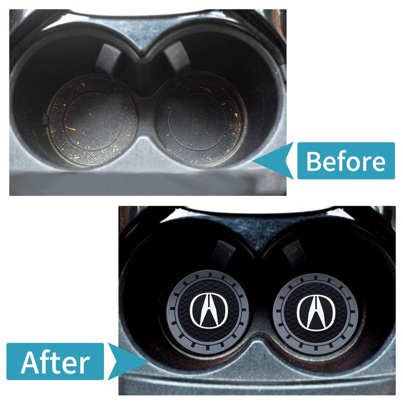 for Acura Car Cup Holder Coaster,Auto Cup Holder Insert Coaster