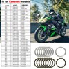 Clutch Kit & Friction Steel Plates Gasket Compatible with Kawasaki