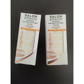 Sally Hansen SALON EFFECTS Nail Stickers 18 Nail Tabs 130 THREAD LIGHTLY -2 Pack