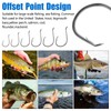 150pcs/box Circle Hooks 2X Strong Customized Offset Sport Circle Hooks