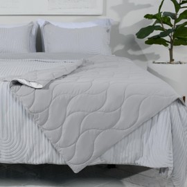 Bedgear Cooling Performance Throw Blanket – Breathable, Moisture-Wicking, Cooling Technology, Soft & Silky Feel Seasons, Machine Washable – for Bed, Couch, Chair – 50” x 70” – Grey