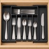 Adjustable Cutlery Drawer Organizer for Kitchen Storage – Expandable 8-Compartment