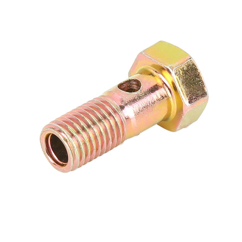 X AUTOHAUX Hollow Screw M8 x 1.0 mm Bronze 1