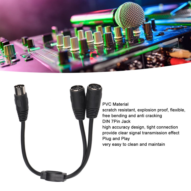 DIN 7 Pin Male to 2 DIN 7 Pin Female