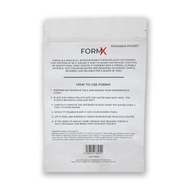 FormX Moldable Polymorph Pellets - (500g) Resealable Pack - Hand-Moldable Thermoplastic for Repairs, Prototyping and Crafting - Durable, Reusable, Biodegradable