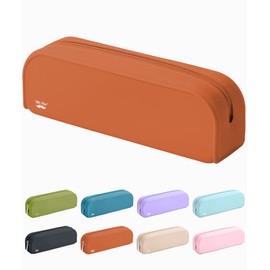 Mr. Pen- Silicone Pencil Case, Terracotta Color, Aesthetic Pencil Pouch