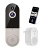 SwagBuzz Wireless 1080p Wi-Fi Video Doorbell Camera with Night Vision,