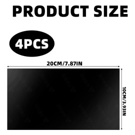 4 Blätter Tönungsfolie,Selbstklebend Verdunkelungsfolie für Led Display Fenster Folie Lampen Abdeckung Verdunklungsfolie Abdunkeln Abdunklungsfolie Aufkleber Selbstklebende Verdunkelungsaufkleber