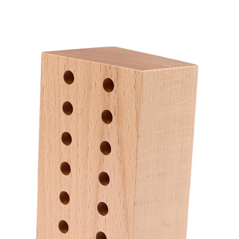 screwdriver Pliers Organizer 20 Holes Beech Wood Display Stand Base