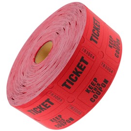 SELECOCO Perfect for Party Tickets, Rattles, Drink Tickets, Game Tickets, Money Vouchers, Coupons, Prize Distribution, Company Events, Birthday Parties, and More (2000 Tickets)