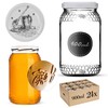 KADAX Honey Jars, 900 ml, Preserving Jars with Fi82 mm