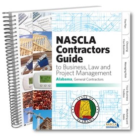 NASCLA Alabama General 3rd Edition Spiralbound - Tabs Bundle Contractors Guide to Business, Law and Project Management