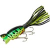 Arbogast Hula Popper 3/8 oz Fishing Lure - Fire Tiger