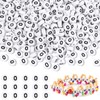 Pack of 1500 Letter Beads O for Bracelets, Round Letter