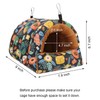 Wontee Bird Nest House Winter Warm Snuggle Hut Bird Bed