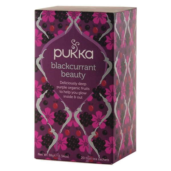 4 x 20 Tea bags PUKKA Blackcurrant Beauty ( 80 bags in total )