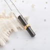 Engravable Cremation Urn Necklace for Ashes Cylinder Pendant Ashes Keepsake