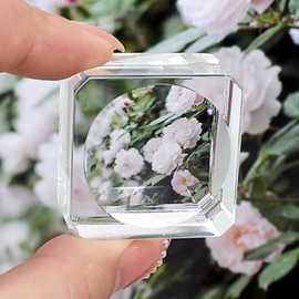 YISHUI HP0099 Crystal Dragon, Dragon's Sparkle, Laser Carved, Feng Shui Goods, Dragon Figurine, Good Luck, 2.4 inches (60 mm), 3.1 inches (80 mm), Base Included