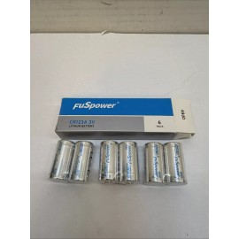 CR123A 3V Lithium Batteries CR17345 ( 6 Pack)