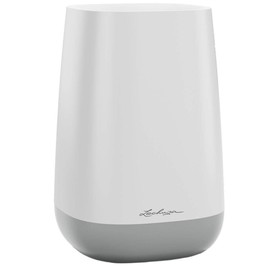 Lechuza Yula Flower, white/grey silk matt, high-quality plastic, suitable for cut flowers, for interior greening, 13863