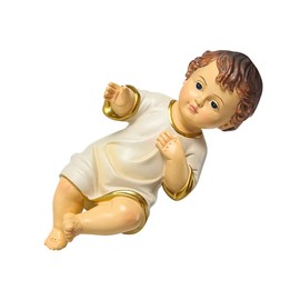 ibasenice Pack of 2 Religious Sacred Children Ornament Jesus Baby Statue Decor Decoraciones para sala de casa Christmas Decorations Outdoor Gift Jesus Baby Statue Figure Church Decoration
