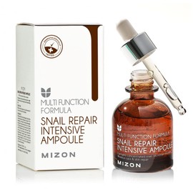 MIZON [MIZON] SNAIL INTENSIVE AMPOULE (30ml) Korean Skincare - Highly Concentrated Snail Secretion for Hydration - Anti-Aging and Radiant Skin