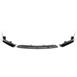 KUAFU 3Pcs Front Bumper Lip Splitter Compatible with 2018-2020 Honda Accord 4Dr Model Under Chin Spoiler Air Dam PP Plastic (Black)