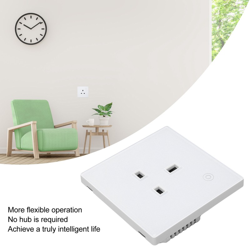 Smart Socket Wall Mounted ABS Timing Panel Wireless Remote Controllable